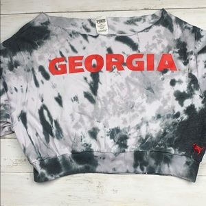 Pink Georgia Tie Dye Oversized Sweater